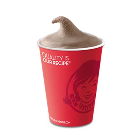 Wendy's Small Classic Chocolate Frosty .